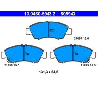 PLAQUETTES DE FREIN HONDA P. CIVIC/JAZZ 1.3-1.7 91-08