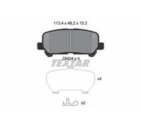 TEXTAR 2543401 Plaquettes de frein