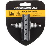 Jagwire Porte-patins et patins de frein Mountain Sport JS908T-G gris à vis VTT
