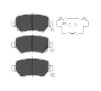 KAVO PARTS KBP-4020 Plaquettes de frein