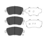 KAVO PARTS KBP-8522 Plaquettes de frein