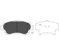 KAVO PARTS KBP-9042 Plaquettes de frein