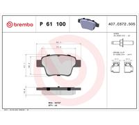 Plaquettes de Frein Kit, à Disque Axial Arrière pour Aeolus Byd Citroën ( Df