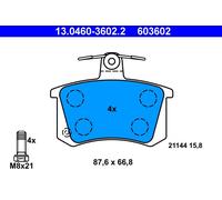 Plaquettes de Frein Kit, à Disque Axial Arrière pour Audi 100 200 80 90 A4 A