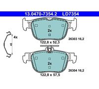 Plaquettes de Frein Kit, à Disque Axial Arrière pour Audi Cupra Ford Seat Sk ,