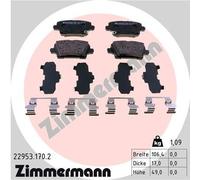 Plaquettes de Frein Kit, à Disque Axial Arrière pour Buick ( Sgm ) Opel Vauxha