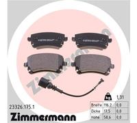 Plaquettes de Frein Kit, à Disque Axial Arrière pour Multivan VW Transports