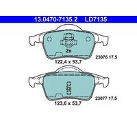 Plaquettes de Frein Kit, à Disque Axial Arrière pour Volvo S60 S80 V70 XC70