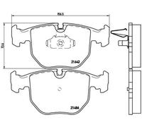 Plaquettes de Frein Kit, à Disque Axial Avant pour Alpina BMW Série 5 7 B10 X3