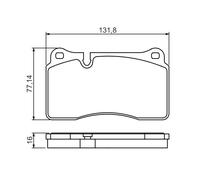 Plaquettes de Frein Kit, à Disque Axial Avant pour Audi Cupra Seat VW A3 - At
