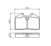 Plaquettes de Frein Kit, à Disque Axial Avant pour Audi Ferrari Porsche 348