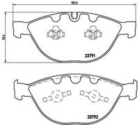 Plaquettes de Frein Kit, à Disque Axial Avant pour BMW Rolls-royce 5 6 7, Ph