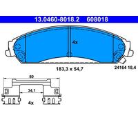 Plaquettes de Frein Kit, à Disque Axial Avant pour Chrysler Lancia 300C The