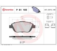 Plaquettes de Frein Kit, à Disque Axial Avant pour Citroën DS Jeep Lancia Ou