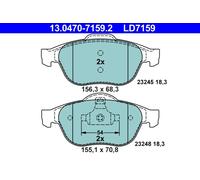 Plaquettes de Frein Kit, à Disque Axial Avant pour Renault Espace Laguna Ve