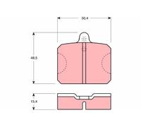 Plaquettes de Frein Kit, à Disque Axial Avant pour Skoda 100 1000MB 105,120