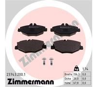 Plaquettes de frein Kit, à disque Axial pour front MERCEDES-BENZ MERCEDES-B