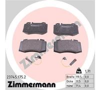 Plaquettes de frein Kit, à disque Axial pour front MERCEDES-BENZ MERCEDES-B
