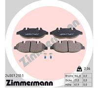 Plaquettes de frein Kit, à disque Axial pour front MERCEDES-BENZ MERCEDES-B