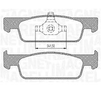 MAGNETI MARELLI 363916060717 Plaquettes de frein