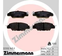 Plaquettes de Frein Kit, Frein à Disque Axial Arrière pour Mazda (Changan) °C