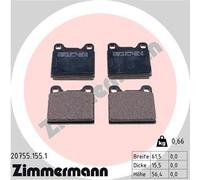 Plaquettes de Frein Kit, Frein à Disque Axial Arrière pour Volvo 740 760 780