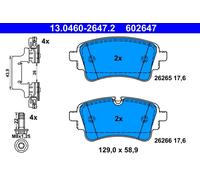 Plaquettes de Frein Kit, Frein à Disque Axial Arrière pour VW Audi A4 Allroad Au