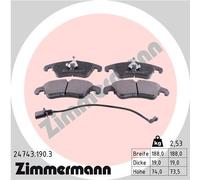 Plaquettes de Frein Kit, Frein à Disque Axial Avant pour Audi ( FAW ) A4