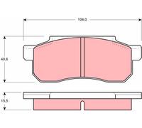 Plaquettes de Frein Kit, Frein à Disque Axial Avant pour Honda Beat City Jazz