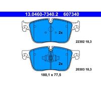 Plaquettes de Frein Kit, Frein à Disque Axial Avant pour - Jaguar Land Rover
