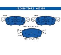 Plaquettes de Frein Kit, Frein à Disque Axial Avant pour Mazda Toyota 2 Yaris