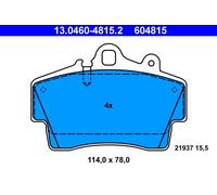 Plaquettes de Frein Kit, Frein à Disque Axial Avant pour Porsche Boxster Cayman