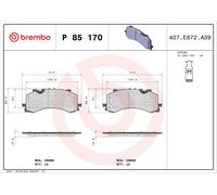 Plaquettes de Frein Kit, Frein à Disque Axial Avant pour VW Audi A6 Allroad A6