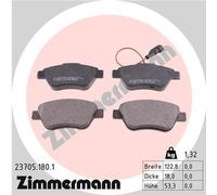 Plaquettes de frein Kit, Frein à disque Axial pour front ALFA ROMEO CITROËN FIAT