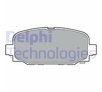 Plaquettes de Frein Kit, Frein à Disque LP3398 DELPHI pour Jeep