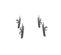 Bosch Plaquettes de frein 0 986 424 284 – Kit disque arrière, 1 jeu (4 plaquettes) pour Jeep, KIA