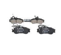 Bosch BP204 - Plaquettes de Frein Avant pour Voiture - Qualité Bosch - Réduction du Bruit et de la Poussière - Certifié ECE-R90 - Sans Cuivre - Jeu de 4 Plaquettes - Avec Accessoires