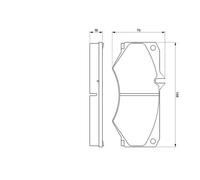 Bosch Jeu de plaquettes de frein 0 986 467 841 – avant