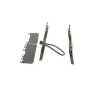 Jeu de 4 plaquettes de frein BOSCH 0 986 494 766 Essieu arrière avec indicateur d'usure