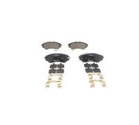 Bosch Plaquettes de frein avant BP1213 0 986 494 587, Jeu de 4, ECE-R90, sans cuivre