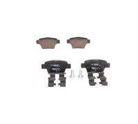Bosch Plaquettes de frein arrière BP1009 – ECE-R90, sans cuivre, jeu 4 avec accessoires