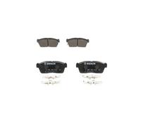 Bosch - Plaquettes de frein avant BP408 - Sans cuivre, anti-bruit - Jeu de 4 avec accessoires
