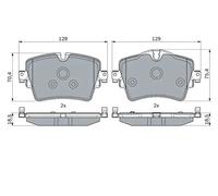 Bosch Jeu de plaquettes de frein 0 986 494 940 – avant