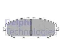 Jeu de plaquettes de frein DELPHI LP1305, avant