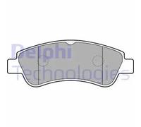 Plaquettes de frein Low-Metallic LP1727 DELPHI pour CITROËN PEUGEOT DS OPEL