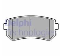 Plaquettes de frein Low-Metallic LP2303 DELPHI pour KIA HYUNDAI