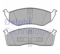 DELPHI LP1164 Plaquettes de frein
