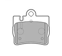 DELPHI LP1697 Plaquettes de frein
