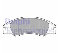 Plaquettes de frein LP1932 DELPHI pour KIA CERATO I A trois volumes