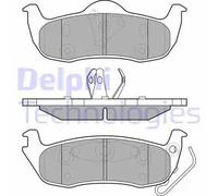 Plaquettes de frein LP1975 DELPHI pour JEEP GRAND CHEROKEE III COMMANDER